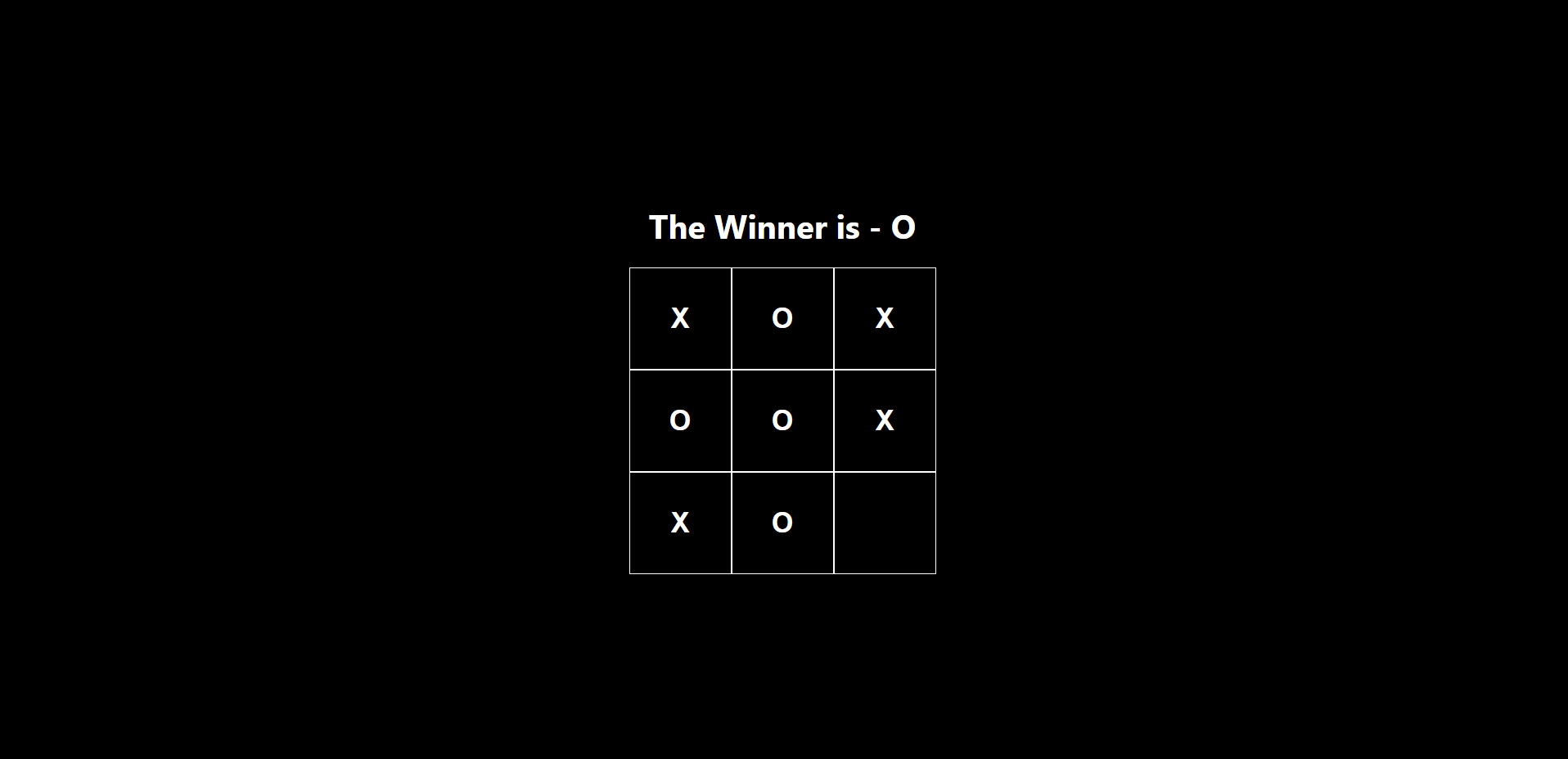 tittactoe game made by aksha matre development